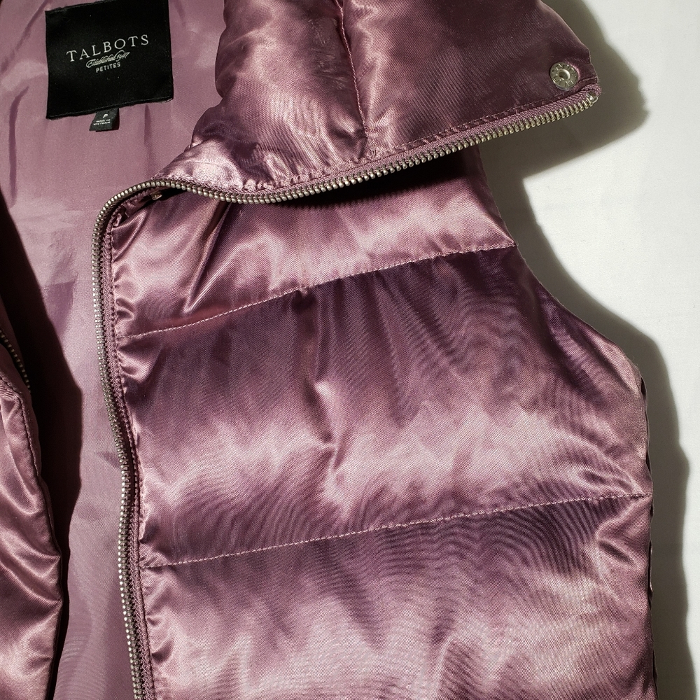 Talbots || Satin Puffer Vest - Picture 2 of 7